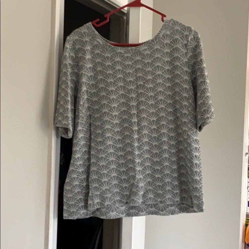 Used Loft printed top